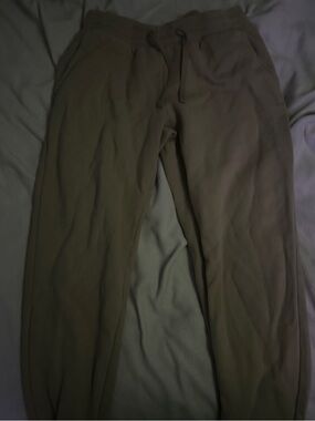 Men's Olive Drawstring Joggers